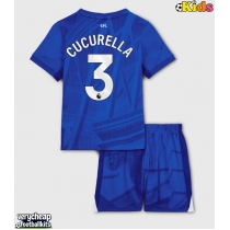 Chelsea Marc Cucurella #3 Replica Home Minikit 2025-26 Short Sleeve (+ pants)